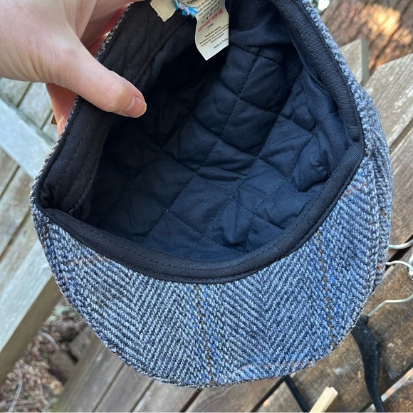 WoolOvers Men’s 100% Wool Bakers Boy Slate Grey Cap Hat NWT Sz M - Picture 11 of 16